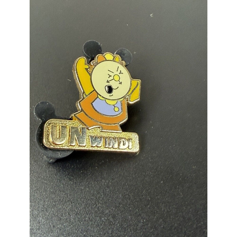 Disney Pin Cogsworth Unwind Beauty and the Beast Duos Series 2019 Trading Loose